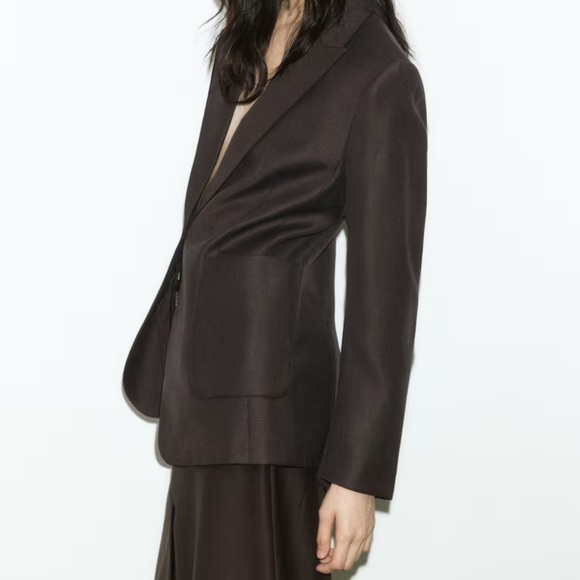 H&M Dark Brown Blazer - Picture 4 of 6